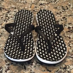 Like new Adidas flip flops
